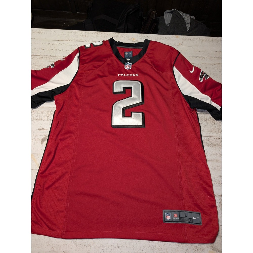 Matt Ryan #2 Atlanta Falcons Nike On Field Sewn Stitched Jersey Size L Men Red